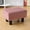 Pink-velvet, variant on Small Foot Stool Multifunctional Ottomans Storage Ottoman Tray Top Coffee Table Upholstered Sofa Stool Step Stool Modern Home Decor Suitable for Living Room Bedroom Blue Flower