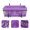 thumbnail image 3 of Weiweiguan 1 Set Hanging Flowerpot Rack Balcony Planting Flowerpot Plant Display Rack, 3 of 6