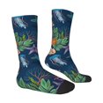 thumbnail image 4 of Yiaed Undersea Animals Print Great elasticity Crew Socks Sports socks for Men and Women, 4 of 5