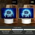thumbnail image 3 of Kdxio Halloween Trick Or Treat Rectangular Acrylic Night Light Acrylic Sleep Night Light Friend Gifts for Birthday Gifts for Women Teens Boys Girls, 3 of 9