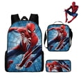 thumbnail image 2 of Spidermans Backpack Three Piece Set for Elementary School Students Cartoon Backpack for Boys Backpack Fashion Super-heros Style, 2 of 4