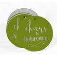 thumbnail image 2 of Inkdotpot Silver Foil Paper Hang Tags Cheers To Retirement Favor Tags 50 Pieces, 2 of 6