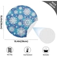 thumbnail image 4 of Dreamtimes Beautiful Christmas Snowflakes Placemats Set of 1 Non-Slip Heat Resistant Dining Table Place Mats Washable Kitchen PVC Weave Table Mats, 4 of 7