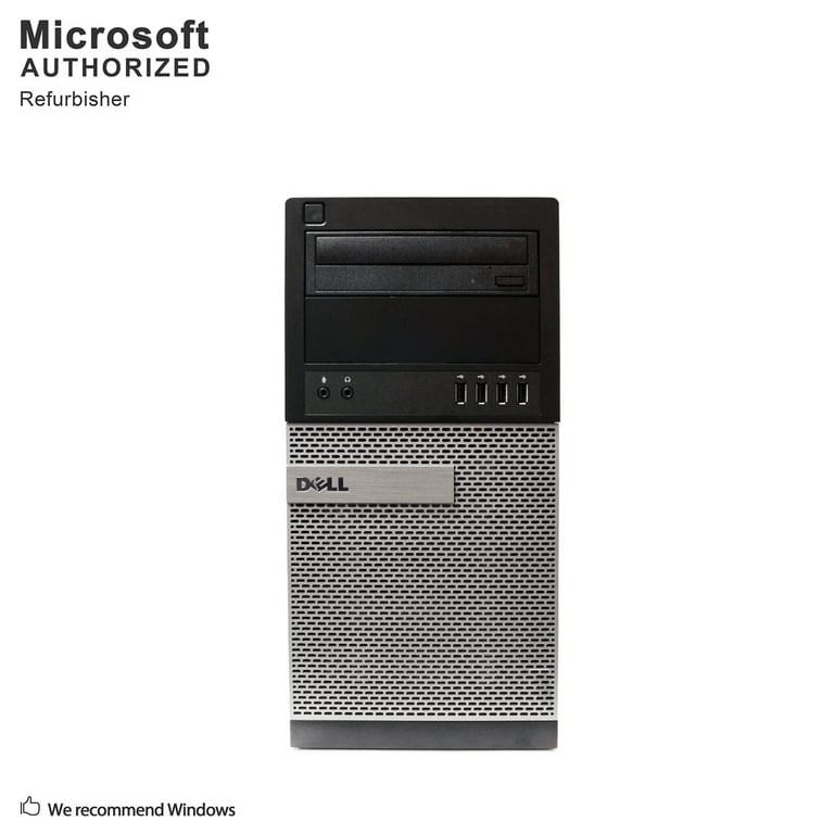Dell OptiPlex 9010 MTW PC, INTEL CORE I7-3770 3.4GHZ, 8G DDR3, 256G SSD, VGA, DP, DVD, BT, WIFI, Windows 10 Pro 64 Bit-Multi-Language(EN/ES/FR) Used