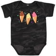 thumbnail image 3 of Inktastic Ice Cream Trio with Sprinkles Boys or Girls Baby Bodysuit, 3 of 5