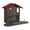 Cardinal Red and Gray, variant on JCS Wildlife Squirrel Snack Station (Small & Large)