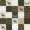 White Tan, variant on Manfei Woodland Moose Shower Curtain 72Wx72L, Bohemian Aztec Plaid Bathroom Curtain, Dark Brown White