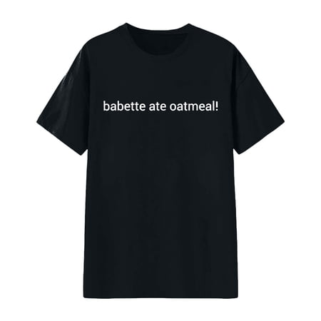 T Shirts for Women Unisex Comfortable Letter Print Crewneck Short Sleeve Top for Daily Wear Women s Graphic Tees Black XXL
