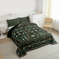 thumbnail image 3 of Homewish Teenagers Rustic Flowers 3 Pieces Queen Comforter Set,Chic Floral Blossoms Ultra Soft Bedding Sets,Vintage Exotic Style Bedding Comforter Set Breathable,Luxury Bedroom Decor,Reversible, 3 of 8