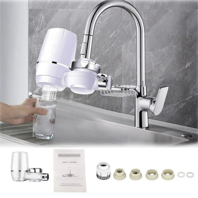Kitchen Faucet Water Filter Home Water Purifier With Ceramic Cartridge Housing For Clean Drinking Water,Faucet Mount System Motion Kitchen Faucet Stainless Steel Stainless Steel Faucet Bar Kitchen
