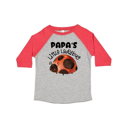 

Inktastic Papa s Little Ladybug Gift Toddler Boy or Toddler Girl T-Shirt