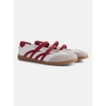 thumbnail image 2 of No Boundaries Women’s Strappy Ballet Sneakers, 2 of 6