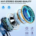 thumbnail image 4 of Audífonos Inalámbricos, Audífonos Bluetooth 5.4 Estéreo de Bajos, Audífonos con Micrófono con Cancelación de Ruido y Pantalla LED, 36H de Reproducción Audífonos Intrauditivos, Audífonos Deportivos Im, 4 of 7
