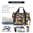 thumbnail image 5 of Honeii Colorful Roses Print Gym Bag,Carry on Weekender Overnight Bag, Travel Duffel Bags, Personal Item Travel Bag,Tote Bag,Workout Dance Bag, 5 of 7
