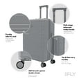 thumbnail image 5 of iFLY Hardside Take Off 28" Large Checked Luggage, Gray, 5 of 10