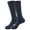 Navy, variant on Mens Solid Color Oktoberfest Waffle Knit Combed Cotton Big Tall Crew Socks Multipack Comfort Fit For Everyday Wear