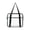 A001- Black, variant on Clear Concert Bag | Security Compliant Zippered Heavy Duty Tote | Stadium Approved Waterproof Vinyl Bag for Events, Beach, Gym, Travel Gift
