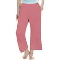 thumbnail image 2 of Htigea Girls Sweatpants Front Seam Drawstring High Waist Wide Leg Sweat Pants Baggy Causal Kids High Waisted Watermelon Red,7 Years, 2 of 4