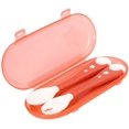 thumbnail image 5 of Baby Spoon, Eco-Friendly Baby Food Spoon, Portable Easy to Wash, Easy to Store Silicone for Children Kids(red), 5 of 5