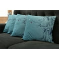 thumbnail image 2 of Ambesonne Nature Throw Pillow Cover 4 Pack, Tree with Hearts Leaves, 20", Turquoise, 2 of 6