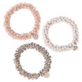 thumbnail image 3 of Hair Tie Fashion Hair Ties for Decoration 3Pcs Assorted Color Pearl Beads, 3 of 3