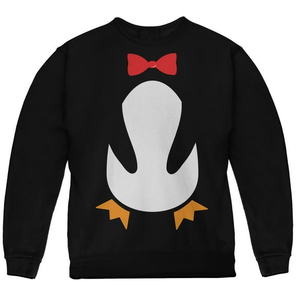 Halloween Penguin Costume Black Youth Sweatshirt