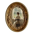 thumbnail image 1 of jifeng Oval Picture Frame European Style Craft Graduation Family Elegant Office Desktop, 1 of 9
