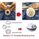 thumbnail image 3 of Paquete de 2 tapones roscados de 1,5 pulgadas para retorno de piscina con junta tórica para piscinas de invierno, tapón de drenaje de filtro de piscina durante la temporada de invierno, 3 of 5