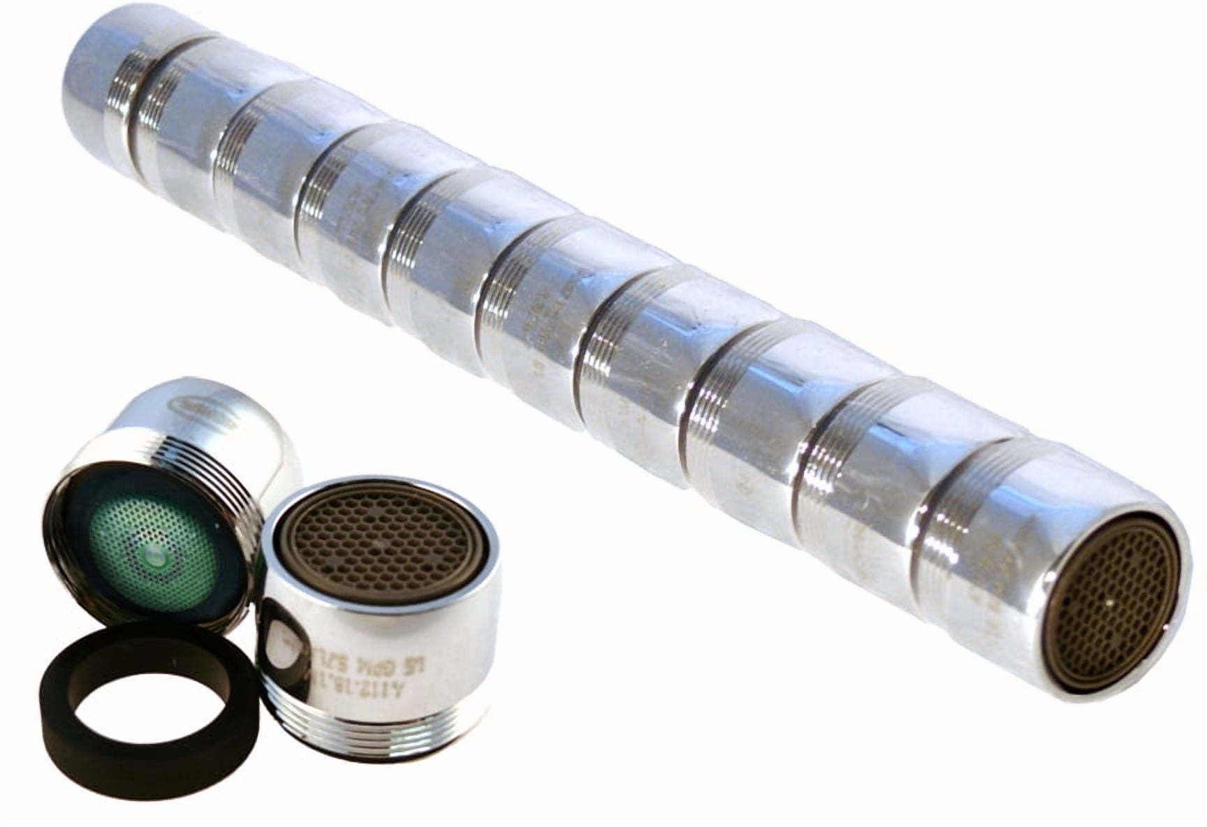 Pro-Pack 10 Neoperl Faucet Aerators 1.5 gpm Crystal Clear Stream