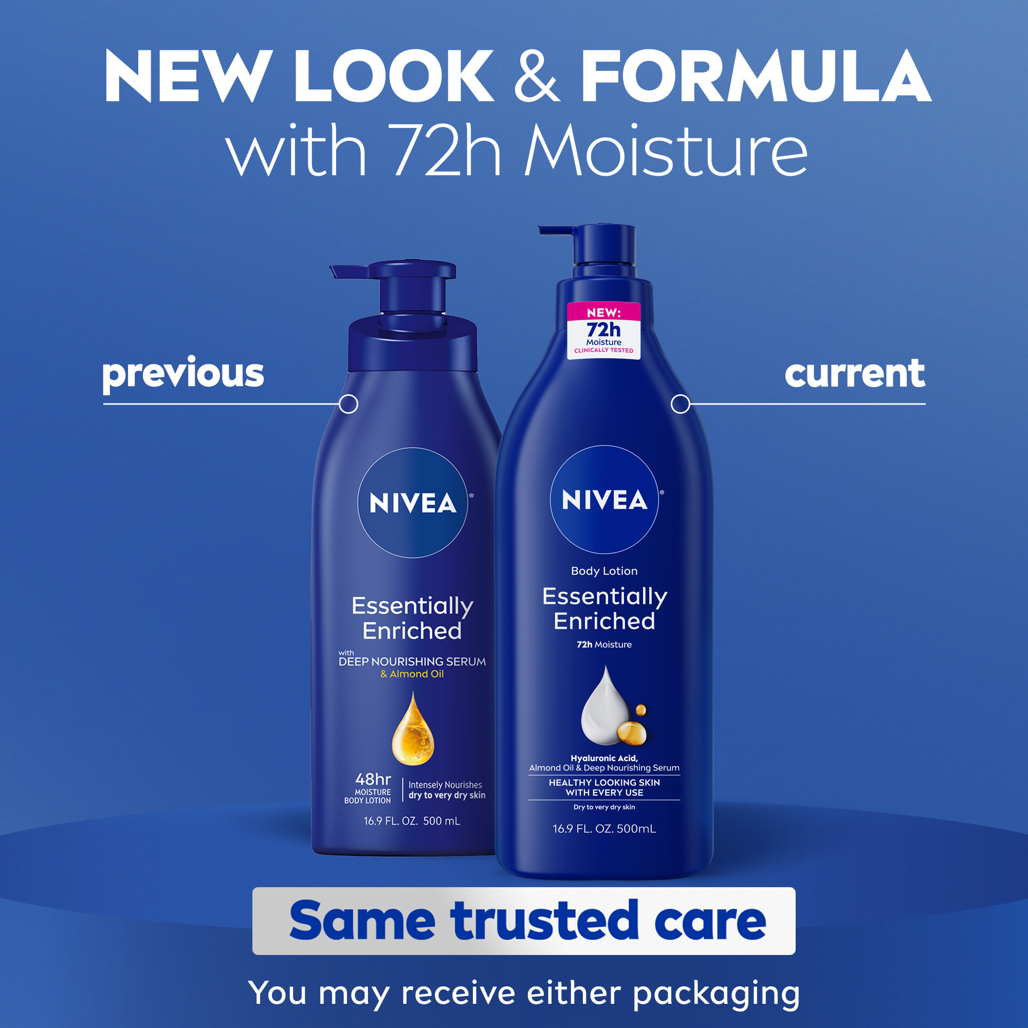 Nivea Essentially Enriched Body Lotion, 16.9 oz photo 2