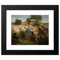 thumbnail image 2 of Emanuel Gottlieb Leutze 14x12 Black Modern Framed Museum Art Print Titled - Mrs. Schuyler Burning Her Wheat Fields on the Approach of the British (1852), 2 of 5