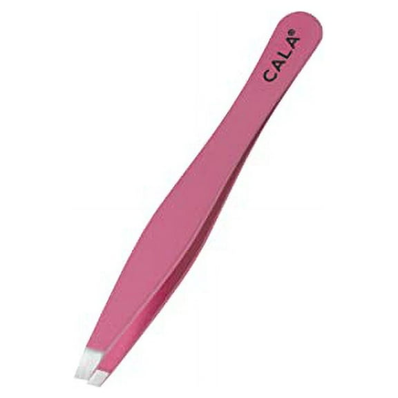 Cala Pro pink slanted tweezers