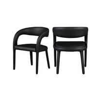 Meridian Furniture Sylvester Black Vegan Leather Dining Chair