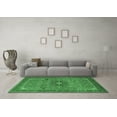 thumbnail image 3 of Ahgly Company Indoor Rectangle Medallion Emerald Green Traditional Area Rugs, 3' x 5', 3 of 4