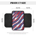 thumbnail image 6 of Chririnla Car Armrest Seat Box Cover USA Bald Eagle Flag Pattern Non Slip Car Armrest Cover Van, with Pockets Car Armrest Middle Box Pad, 6 of 6