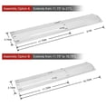thumbnail image 3 of Ensemble de Remplacement de Plaque Chauffante Réglable en Acier Inoxydable pour Barbecue au Gaz, Kit d'Accessoires de Cuisson Extérieure pour Cuisine 2 Pcs, 3 of 7
