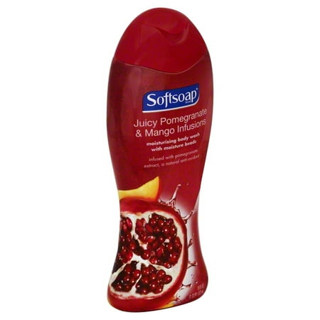 Softsoap Moisturizing Body Wash, Pomegranate and Mango - 18 (Best Moisturizing Body Wash For Men)