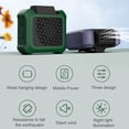 thumbnail image 2 of Ventilador portátil recargable USB montado en la cintura Dispositivo de enfriamiento de aire Abanopi Morado, 2 of 7
