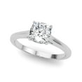 thumbnail image 2 of JewelMore 1 Carat to 3 Carat Round Cut Lab Grown Diamond Graduated Engagement Ring for Women | 14K Gold |F-G Color, VS-SI Clarity | Impressive Collection | 30 Day Free Return, 2 of 14