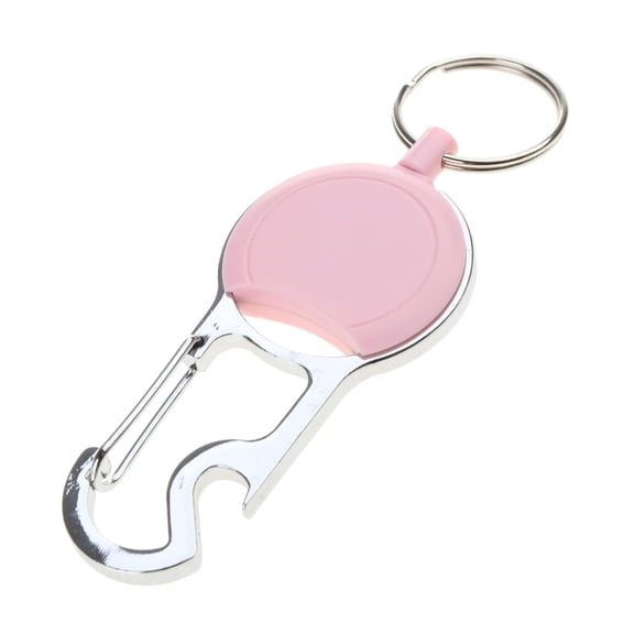 WINDLAND Nylon Cord Keyring Heavy Duty Keychain Retractable IDs Badge Reel with Belt Clip