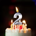 thumbnail image 1 of Hbdhejl Birthday Candles Extended Big Number Candle Multicolor 3D Design Cake Topper Decoration For Any Celebration, 1 of 9