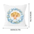thumbnail image 1 of CaiYueKe Easter Throw Pillow Cushion Cover Decorative Holiday Home Decor Soft Plush Accent Pillow for Kids Room Sofa Bed Living Nursery Decorations Gift Ideas Basket Stuffer Spring Seasonal Decor, 1 of 6