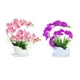 thumbnail image 5 of Orquídea artificial Moyic en maceta impermeable rosa, 5 of 6