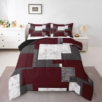 Castle Fairy Teens Geometric Triangle Twin Comforter Sets,Retro Aesthetic Bedding Set