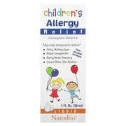 Children's Allergy Relief, Non-Alcohol Formula, Liquid, 1 fl oz (30 ml), NatraBio