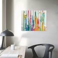 thumbnail image 4 of Orinice Colorful Abstract Painting Fine Art Poster & Print Wall Painting for Classroom Kitchen Office Farmhouse Bathroom Room Decor Canvas Print Living Room Bedroom Home Office Wall Decor 16x12in, 4 of 6