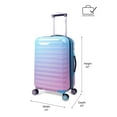 thumbnail image 4 of iFLY Hard Sided Fibertech Luggage 22", Cotton Candy, 4 of 7