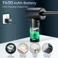 Rechargeable Compressed Air Duster with 3 Speed Gears, 7600mAh
