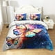 thumbnail image 3 of Mariposa Juego de Funda Nórdica King Size,Acuarela Splash-Ink Mariposa Juego de Ropa de Cama, 3 of 8