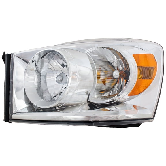 Headlight Compatible with DODGE FULL SIZE P/U 07-09 LH Assembly Halogen All Cab Type